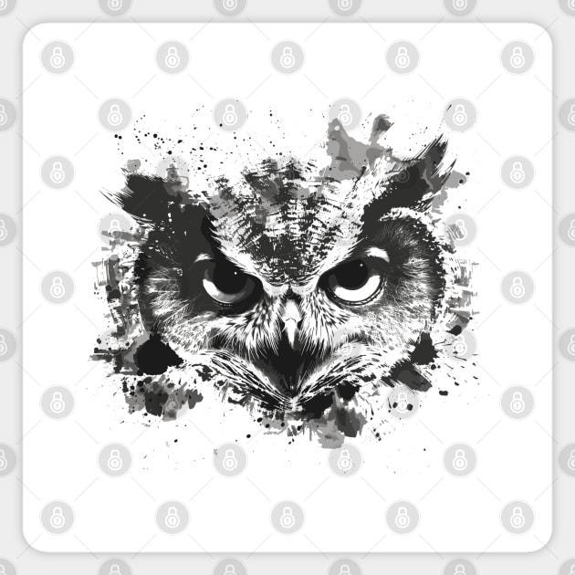 Owl Eyes Sticker by aphian